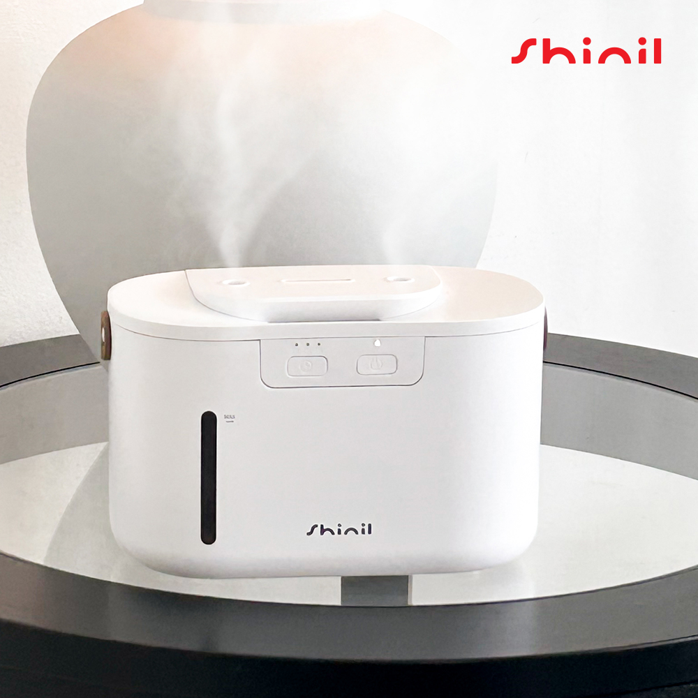 신일 듀얼 미니가습기 초음파 휴대용 무선 사무실 탁상용 통세척 소형 책상 1L SUH-M10BCK