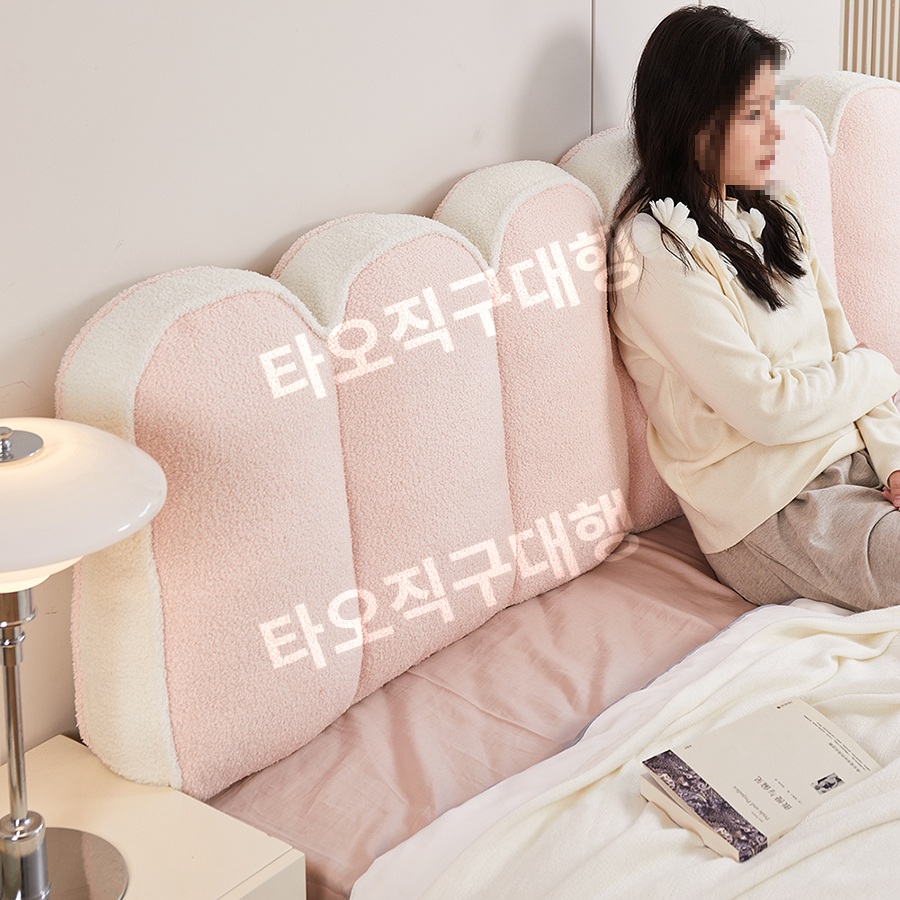침대벽쿠션 등받이 머리맡 침실 헤드 쿠션 인테리어 벽 대형 헤드쿠션 침대헤드쿠션 - 상품 이미지