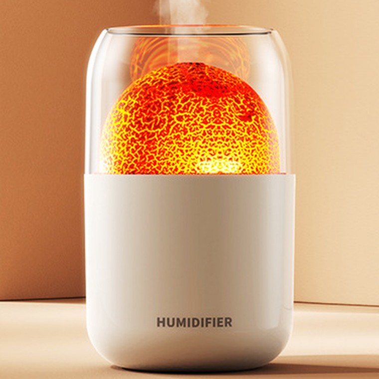 볼케이노 USB 무드등 가습기 V3 (250ml) (화이트)