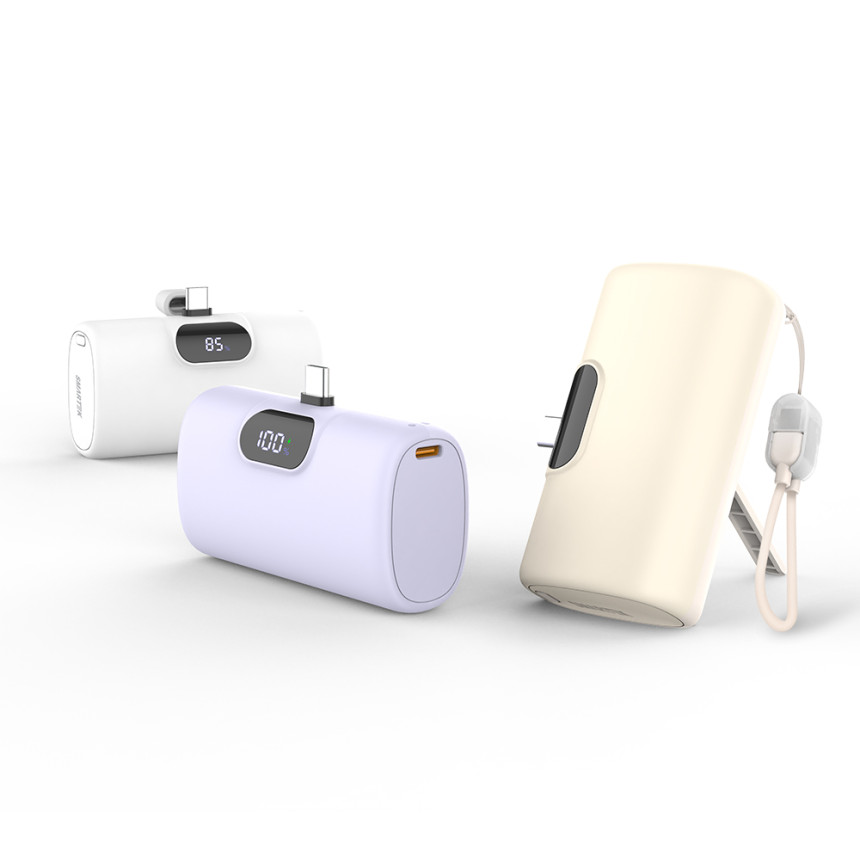 스마텍 도킹형 보조배터리 일체형 컬러 미니 C타입 대용량 10000mah 22.5W 여행용 기내반입 사진 5