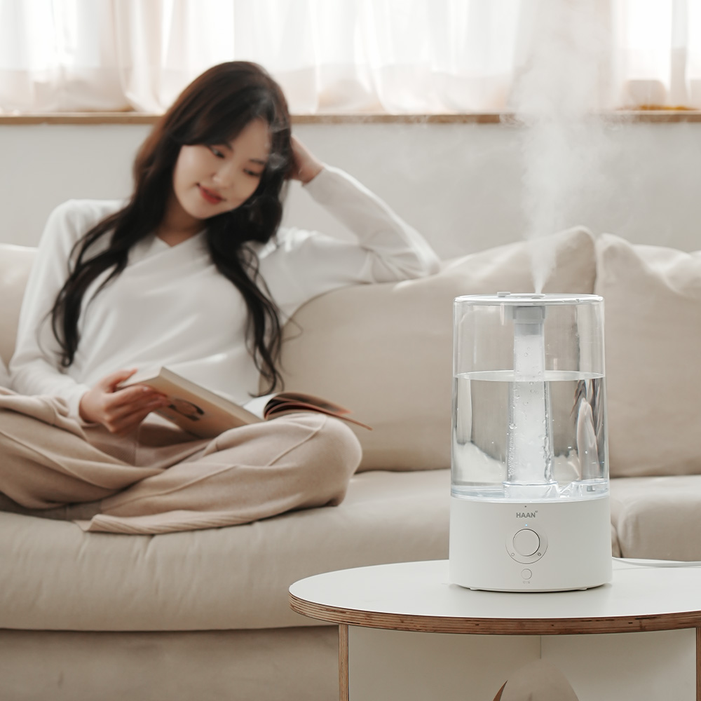 아기 가습기 신생아 5L 복합식가습기 간편세척 무드등 50시간 연속 HD800HM