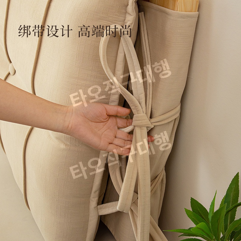 침대벽쿠션 침대헤드쿠션 대형 등받이 머리맡 등쿠션 헤드쿠션 헤드 벽가드 침실 쿠션 - 상세 이미지 4