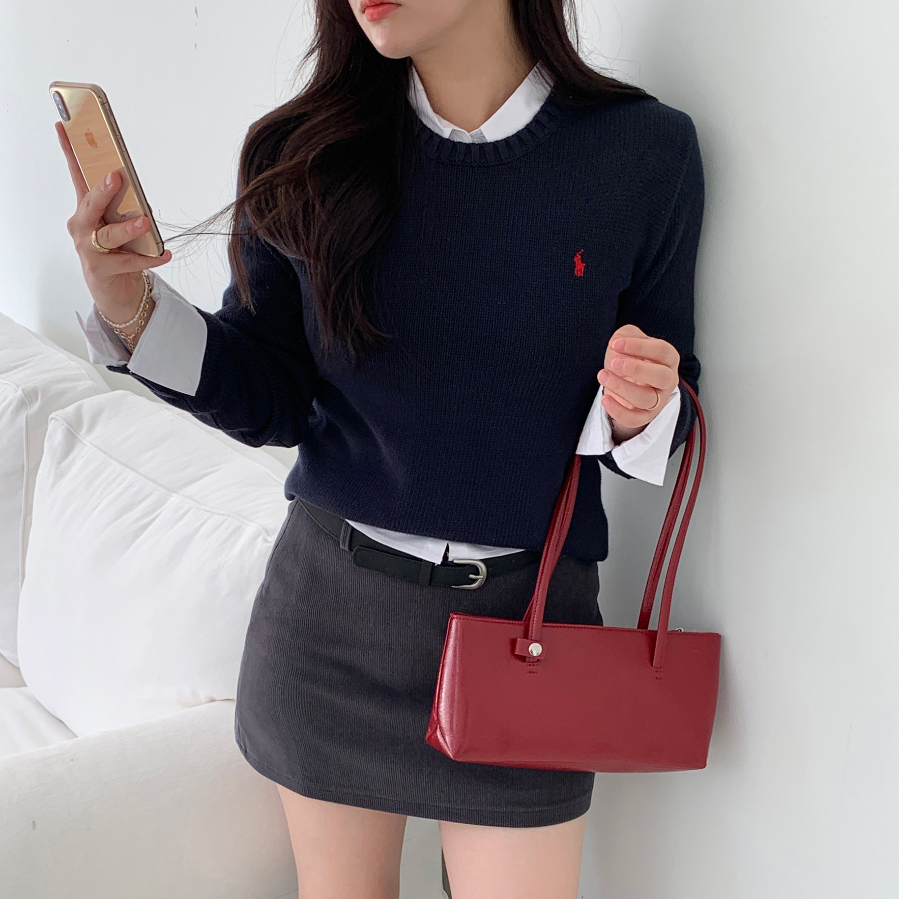 폴로 랄프로렌 니트 보이즈 코튼 베이직 여성 스웨터 제품 이미지