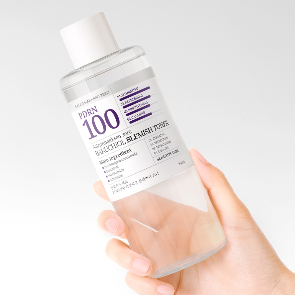 살림백서 제로 PDRN 100 바쿠치올 블레미쉬 토너 200ml 피부흔적 연어 주름개선 이미지 4