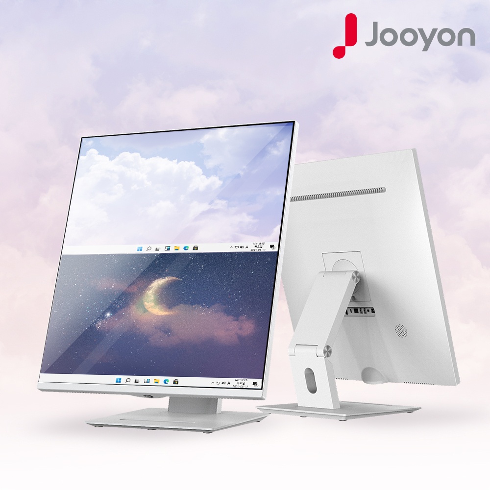 주연테크 세로본능 J28QIM-Dual 28인치 모니터 SDQHD Nano IPS 16:18 비율 USB-PD 오토피벗 PBP 듀얼모니터 관절형 스탠드 - 상세 이미지 2