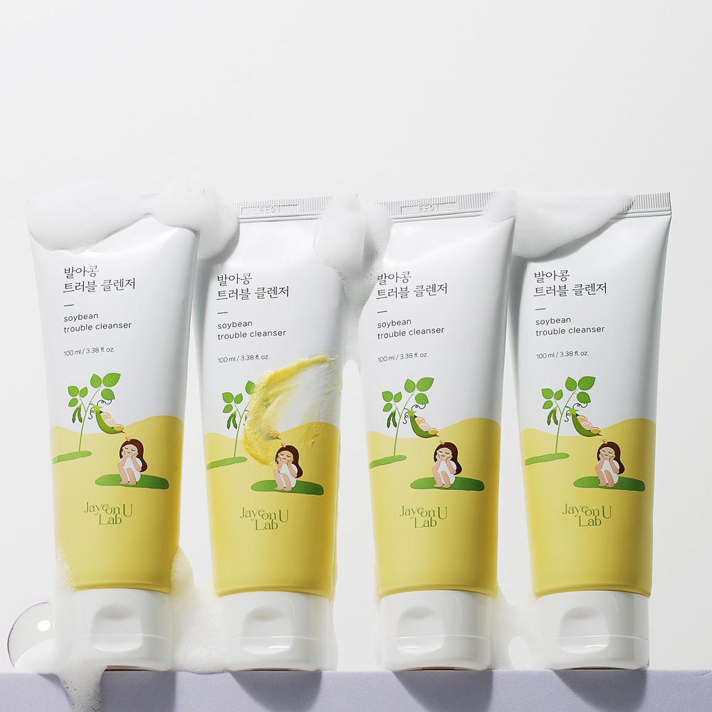 자연유랩 발아콩 트러블 여드름 약산성 클렌저 100ml - 상세 이미지 2