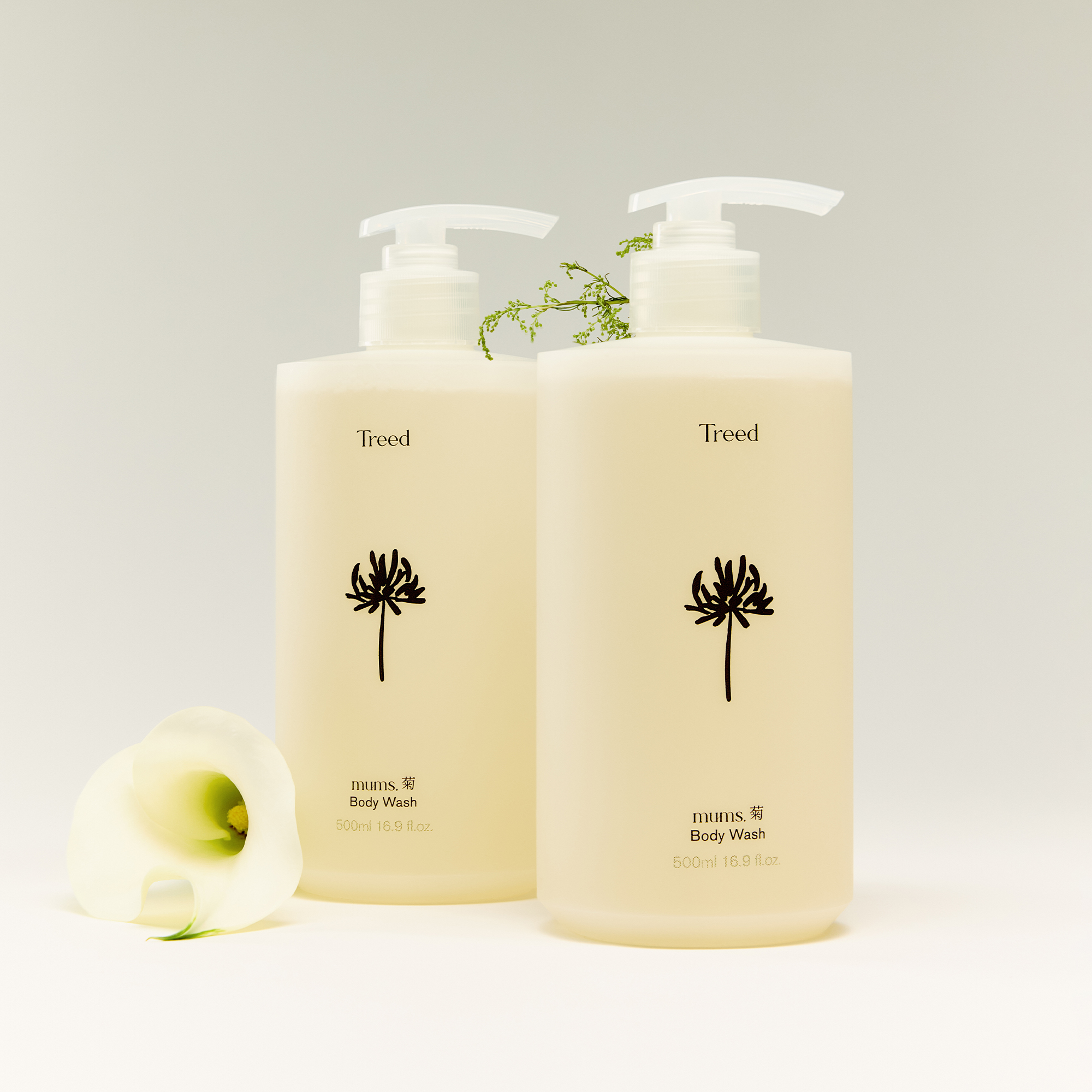 트리드 퍼퓸 바디워시 국화, 500ml, 2개 - 상품 이미지