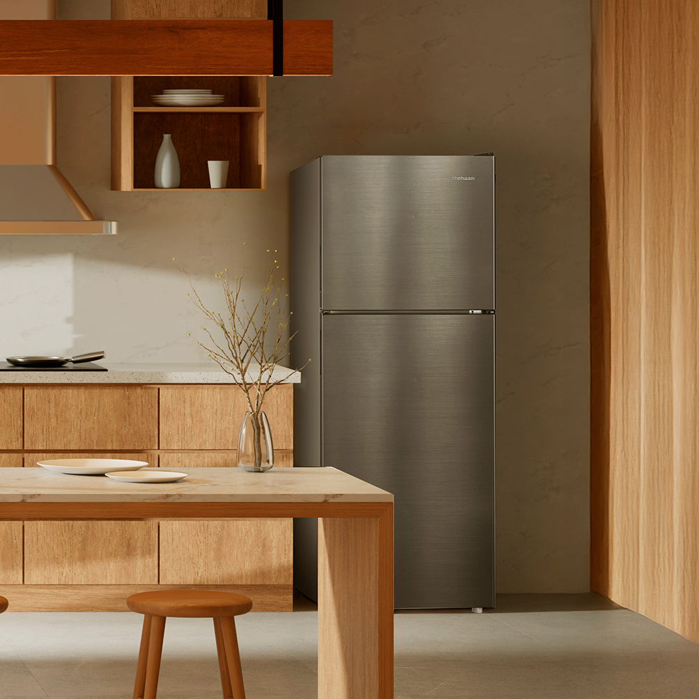 더함 소형 미니 냉장고 원룸 사무실 신혼 2도어 냉장고 165L 방문설치