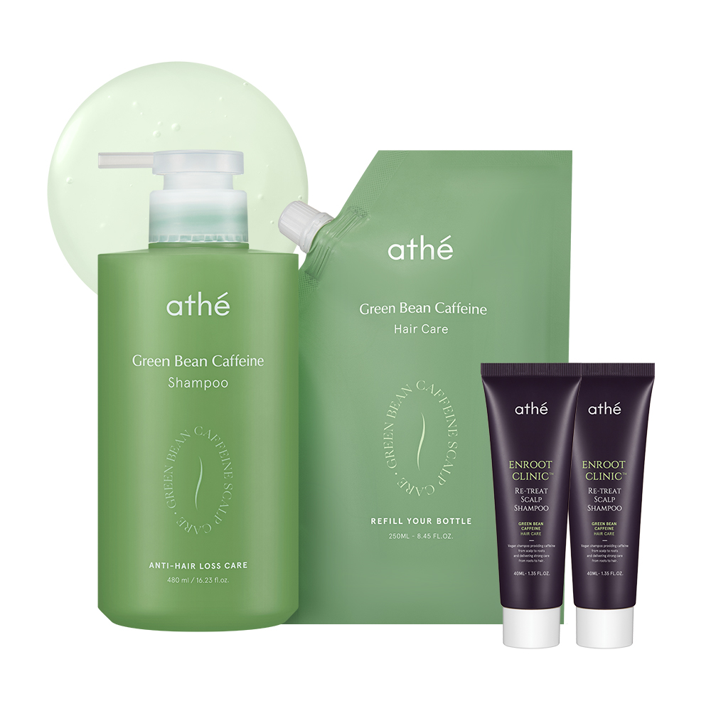 아떼 앤루트 클리닉 비건 샴푸 SET (480ml+250ml) - 상품 이미지