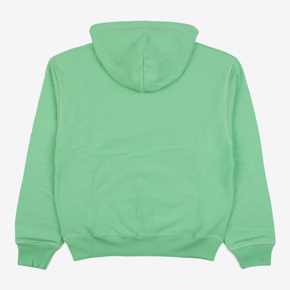 스투시 CONTRAST STITCH LABEL HOOD 후드티 118459-ZEPHYRGREEN