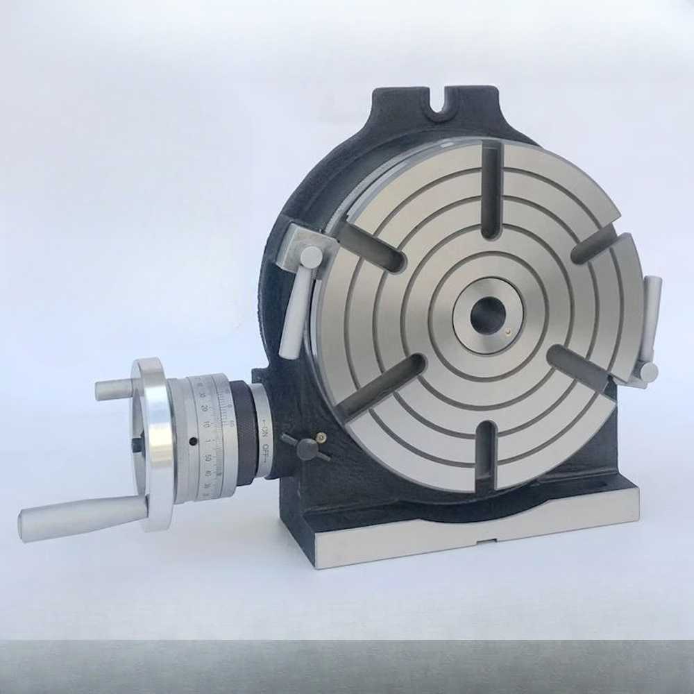 금속가공 회전 클램프 로터리 테이블 고정 작업용 4인치 플레이트 110mm - 상세 이미지 2