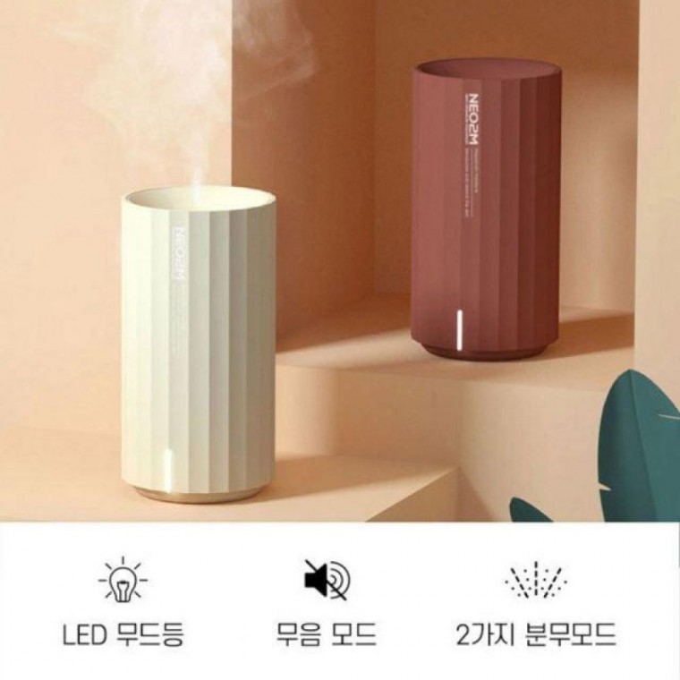 미니 가습기 LED 무드등 USB 2가지 분무모드 - 메인 이미지