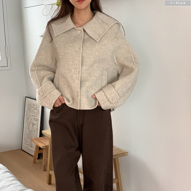 베즌 메리노울100% 세일러 숏코트 2col S,M 가을 겨울 핸드메이드 고급 제이플로우