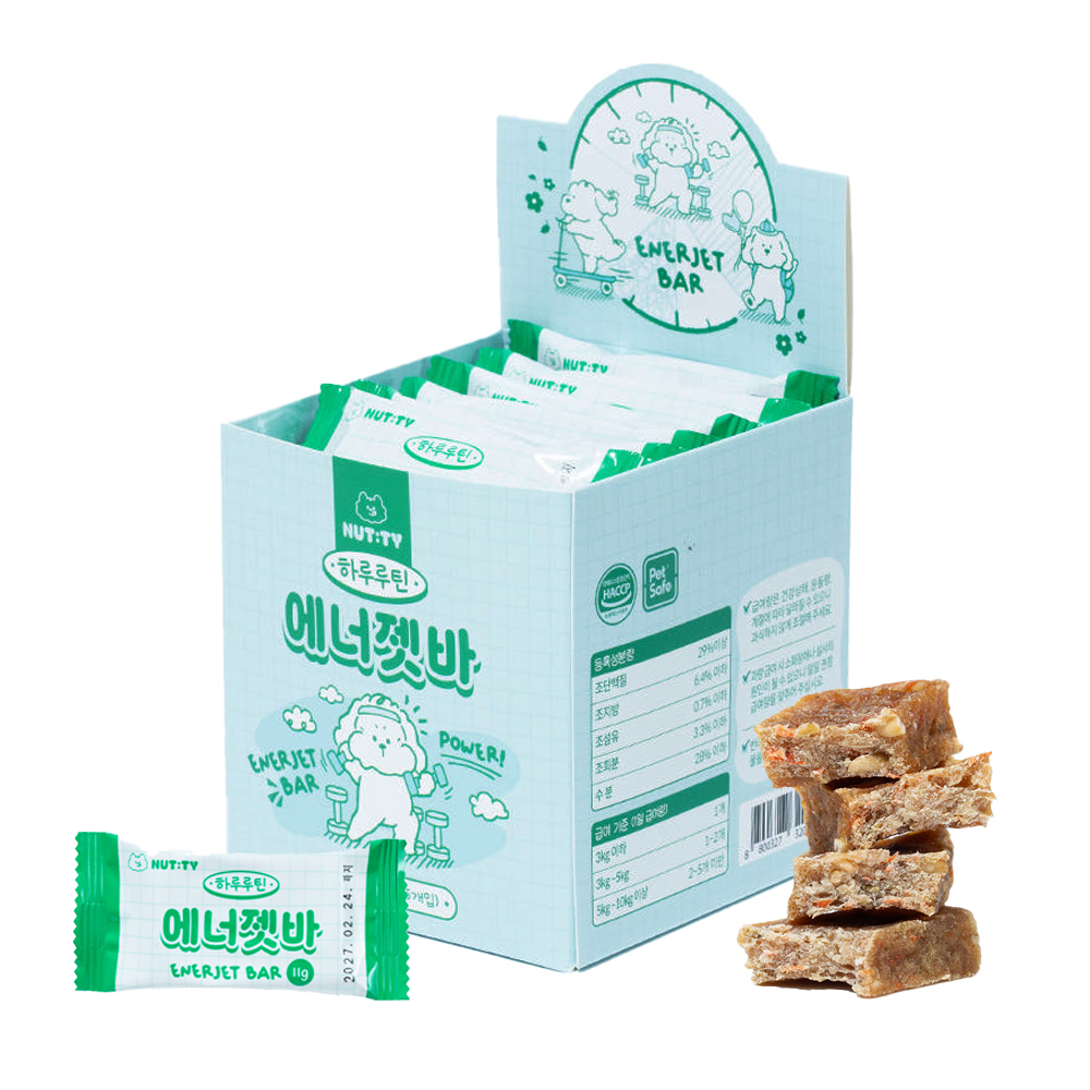 너티 강아지수제간식 닭가슴살 에너지스틱 고단백 저칼로리 다이어트용 15p - 상품 이미지
