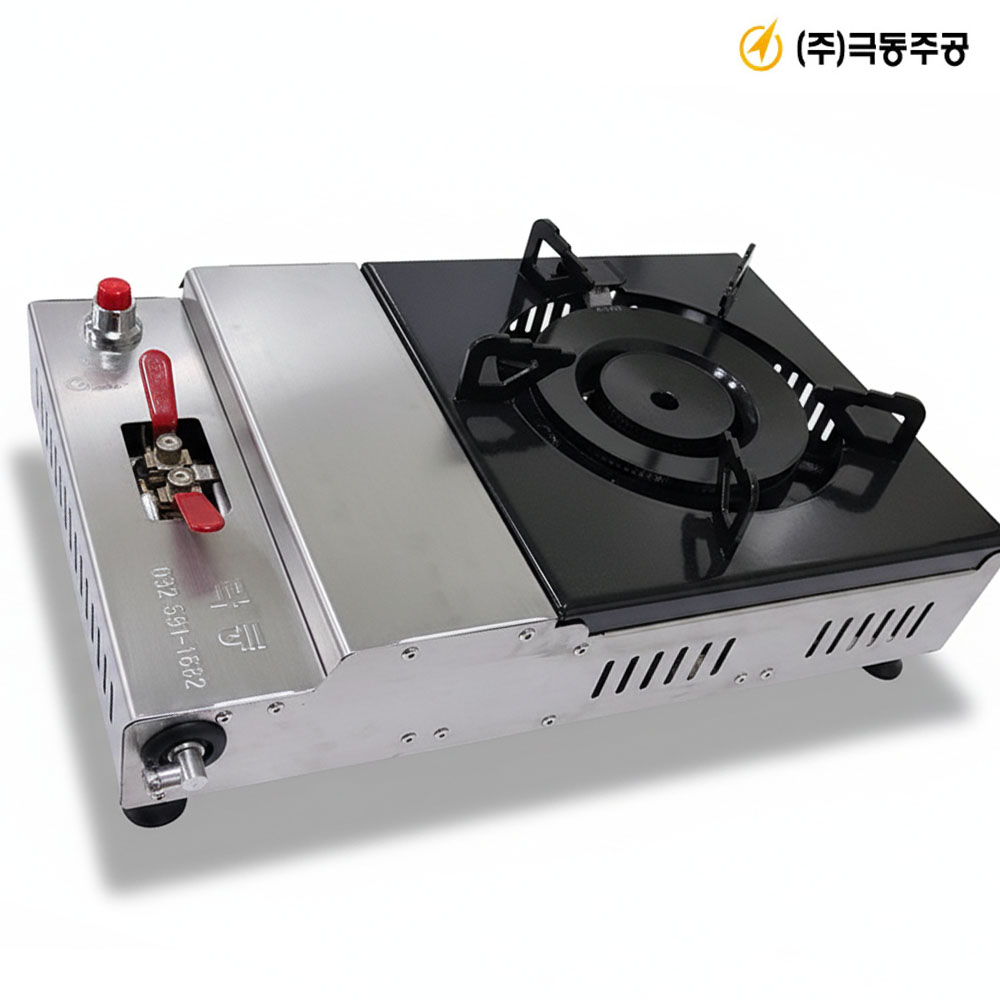 극동주공 시그마 고화력 쌍형렌지 LPG LNG 업소용 가스렌지 버너 - 상세 이미지 3