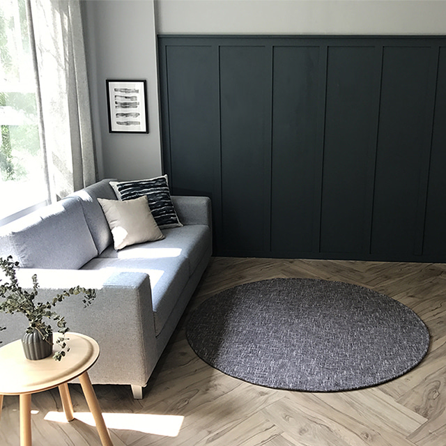 쟈가드 트위드 원형 러그 4컬러 5사이즈 국산 슬럽사 사계절 퍼플, 120cm