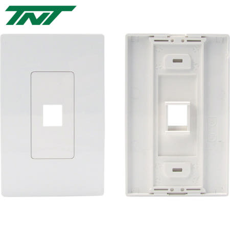 [Tri-Net Technology]강원전자 TNT 아울렛 1포트 페이스 플레이트 NM-TNT56