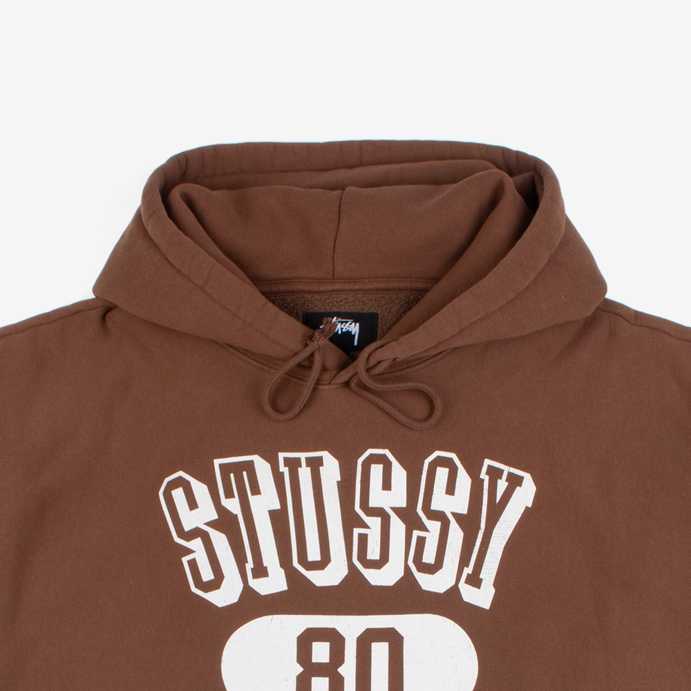 스투시 80 RELAXED HOOD 후드티 118561-BROWN - 상세 이미지 3