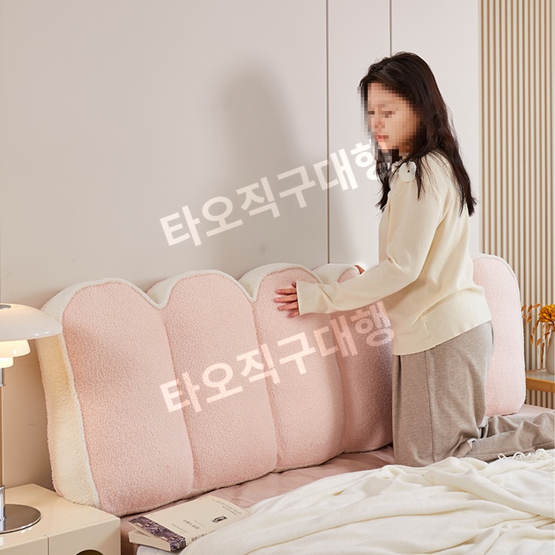 침대벽쿠션 등받이 머리맡 침실 헤드 쿠션 인테리어 벽 대형 헤드쿠션 침대헤드쿠션 - 상세 이미지 2