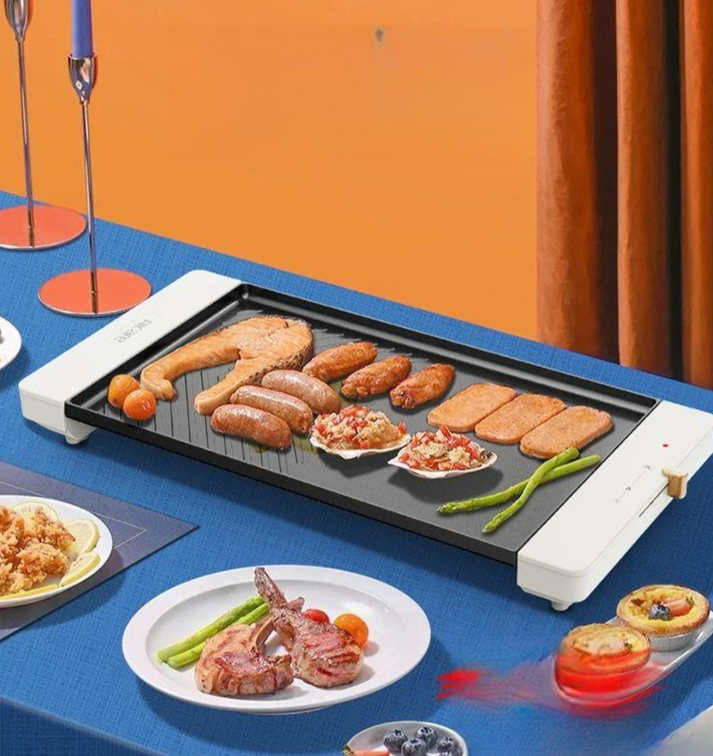 고기굽는철판 생선구이 돌판 불판 직화 전기그릴 냄새없는 미백 - 상세 이미지 2