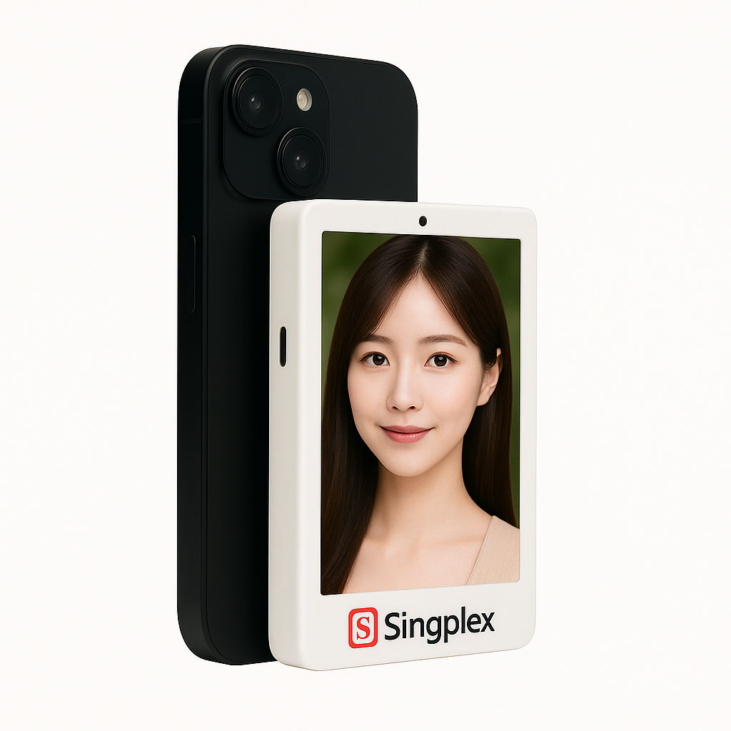 SingPlex 싱플렉스 셀카모니터 스마트폰 후면 카메라 미러링 브이로그 촬영 - 상세 이미지 2