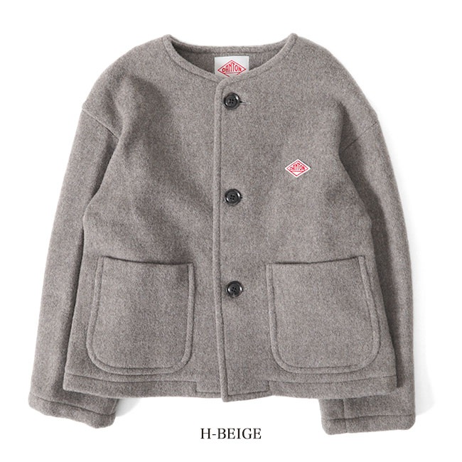 단톤 울 라이트 파일 카라리스 여성 재킷 DT-A0013WLP 25FW H-BEIGE 36 - 상세 이미지 3