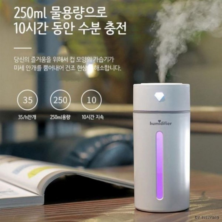 미니 무드등 가습기 USB가습기 차량