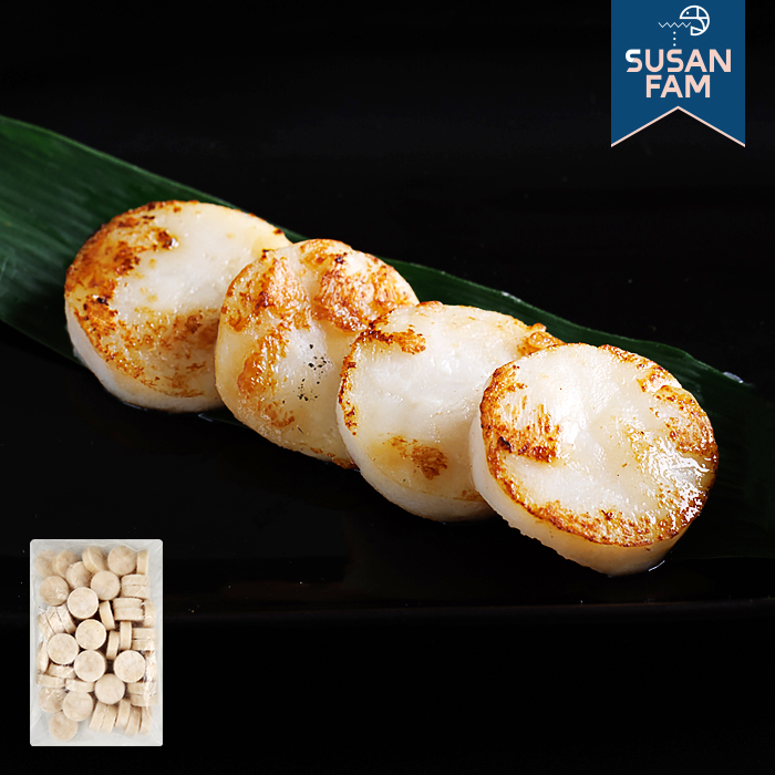 손질 가리비관자 500g 통관자 개아지살 관자버터구이 냉동 관자살 - 상품 이미지