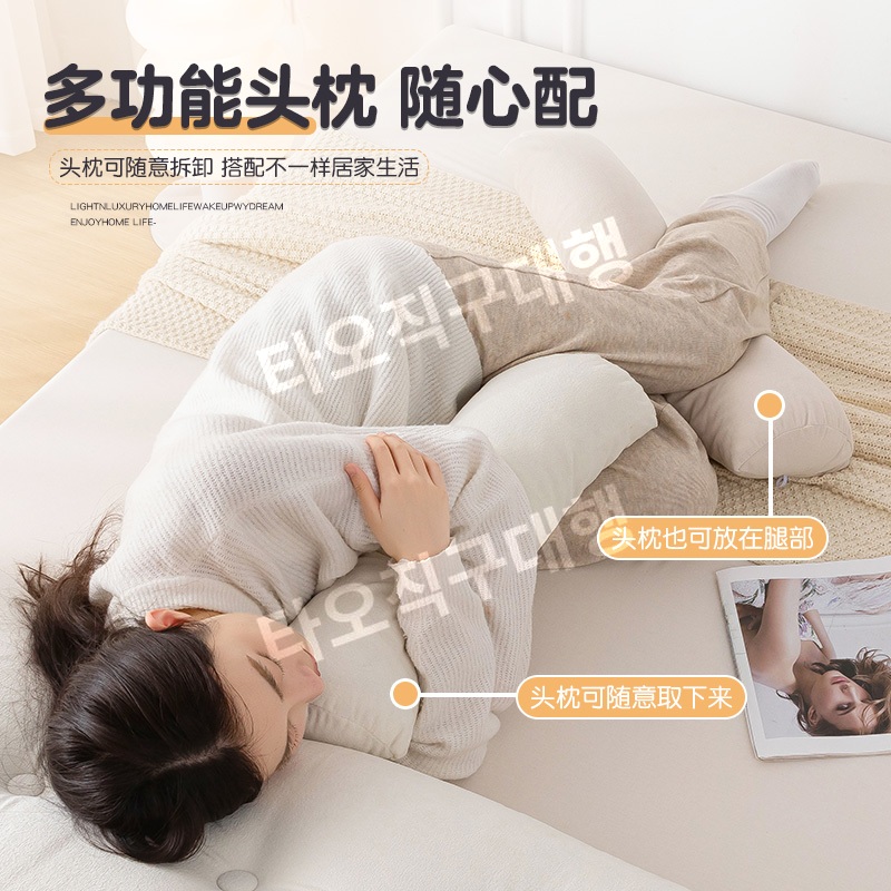 침대벽쿠션 벽가드 침실 등쿠션 머리 대형 인테리어 등받이 침대헤드쿠션 머리맡 헤드 - 상세 이미지 4
