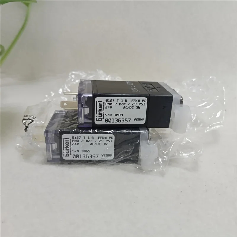 솔레노이드 밸브 G1/8 0-2bar 00124454 0127A 1.6mm