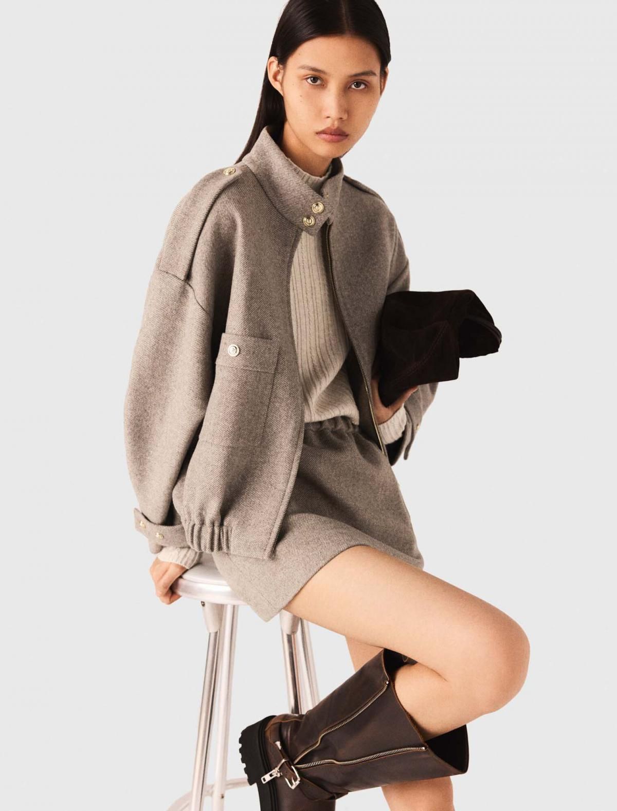 마쥬 오버사이즈 울믹스 블루종 재킷 3661601968518 BEIGE - 상세 이미지 3