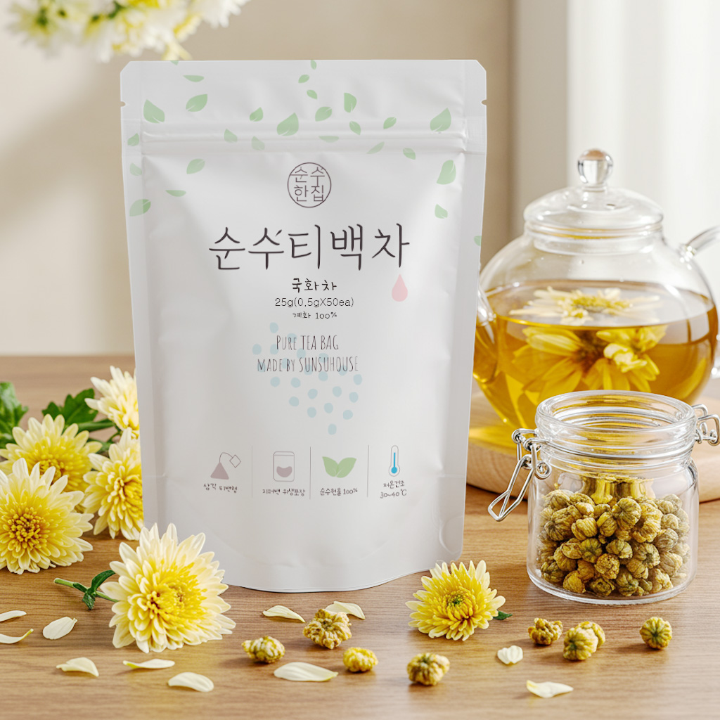 국화차 티백 50개입 - 상품 이미지