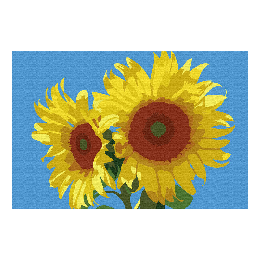 DIY 명화그리기 유화 그림그리기 세트 캔버스페인팅 취미생활 장미 꽃다발 10x15