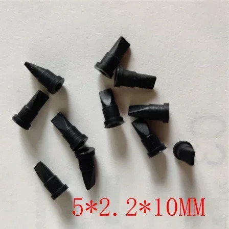 20 Pcs 미니 Hitam Silikon Bebek Katup Satu Arah 체크밸브 5x2.2x10 Mm
