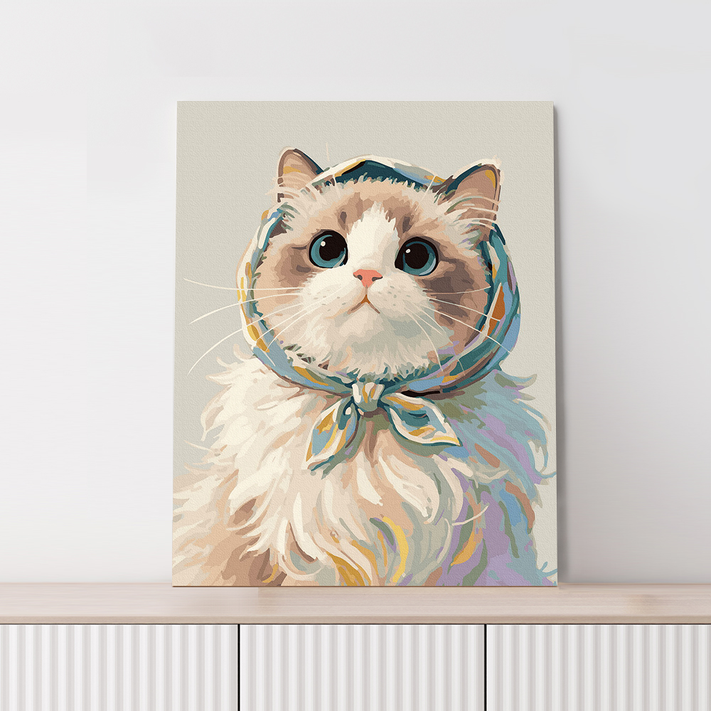 명화그리기 대형 유화 그림 풍경화 감성 취미 그리기세트 DIY 숲의 아이 40x50cm