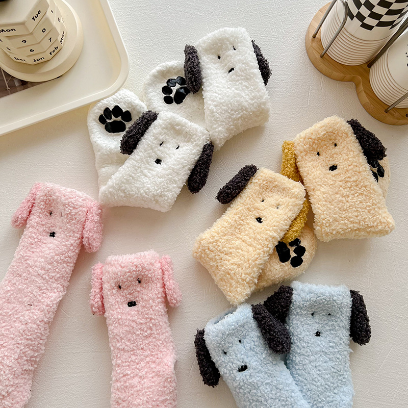 수면양말 두꺼운 극세사 미끄럼방지 무압박 겨울 보온 임산부 산모 수족냉증