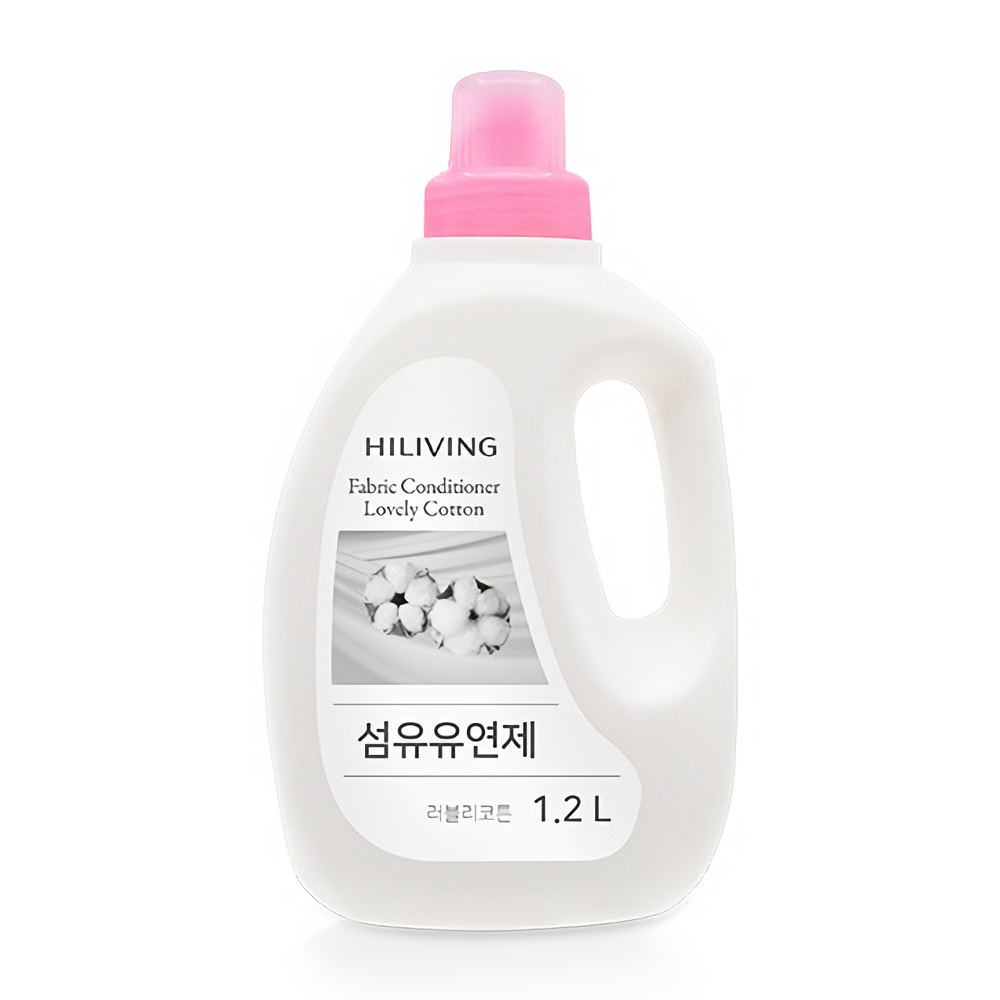 하이리빙 섬유유연제 러블리코튼 1.2L - 상품 이미지