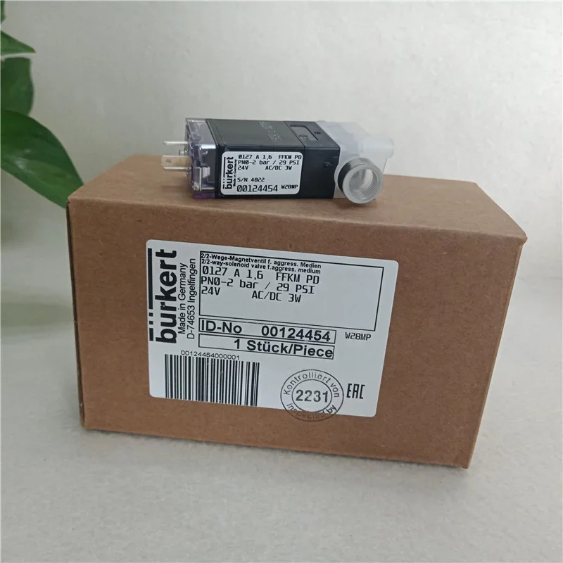 솔레노이드 밸브 G1/8 0-2bar 00124454 0127A 1.6mm