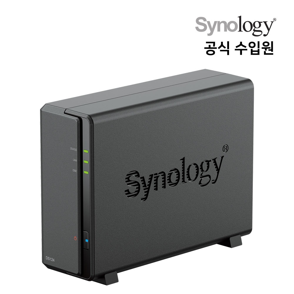 시놀로지 NAS 1BAY NAS외장 스토리지 웹하드 백업서버 클라우드 DS124 - 상세 이미지 3