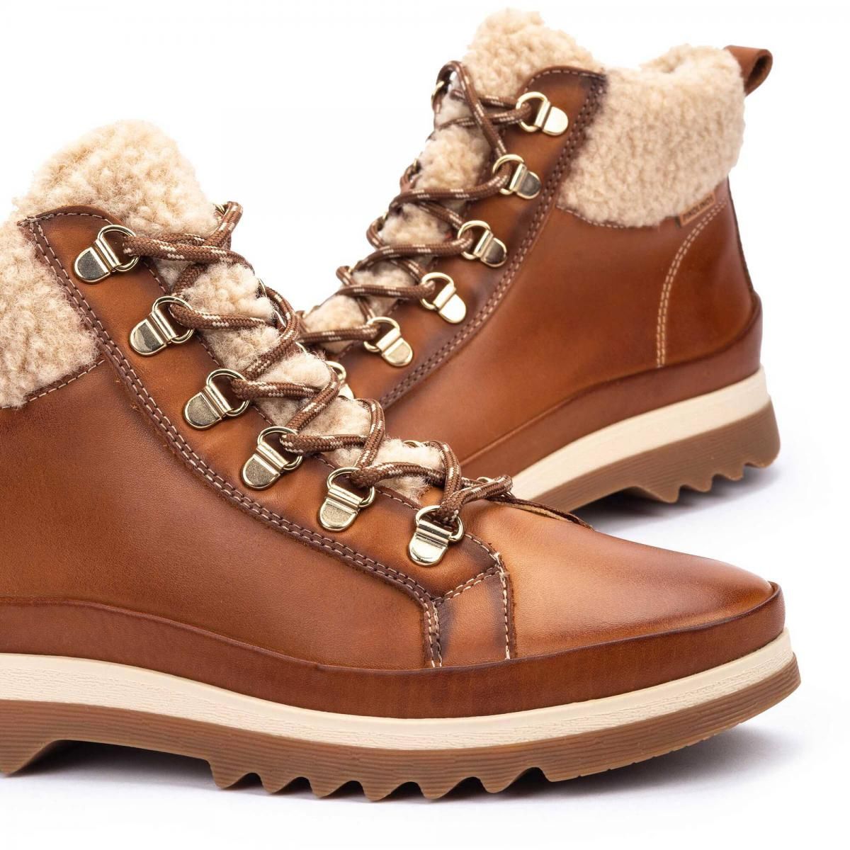 피콜리노스 테크니컬 방한 퍼 앵클부츠 VIGO W3W-8738C1 BRANDY - 상세 이미지 3