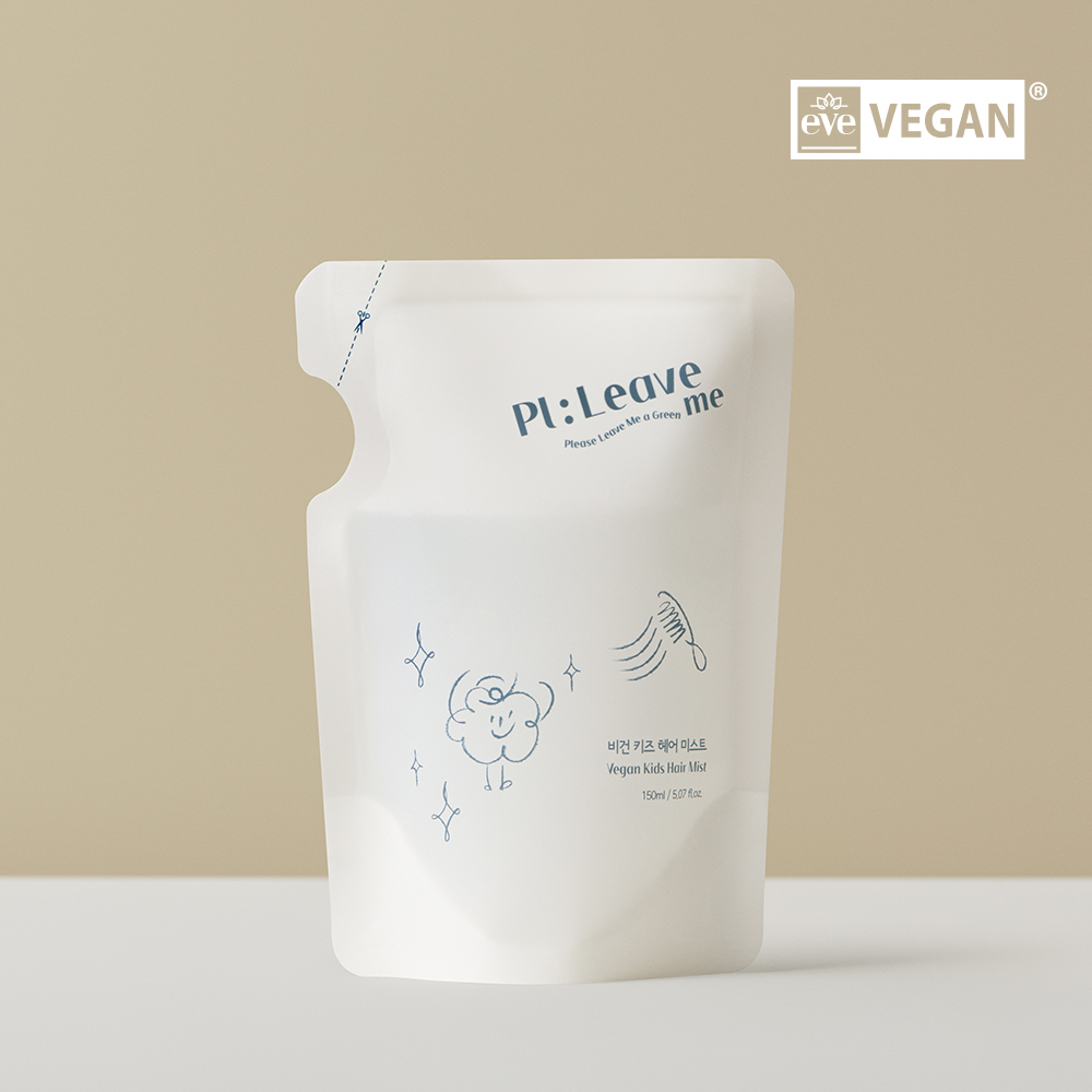리필 1개 플리브미 비건 키즈 헤어미스트 [유아 엉킨머리 빗질 무향 워터타입 에센스] 제품 이미지