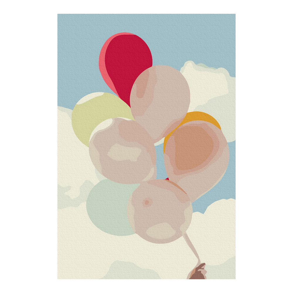 DIY 명화그리기 유화 그림그리기 세트 캔버스페인팅 취미생활 장미 꽃다발 10x15