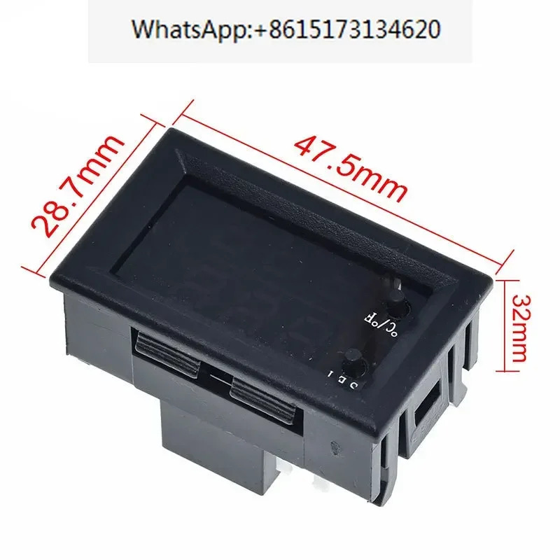 50pcs 전온도 컨트롤러 12v 디지털 디스플레이 지능형 온도 스위치