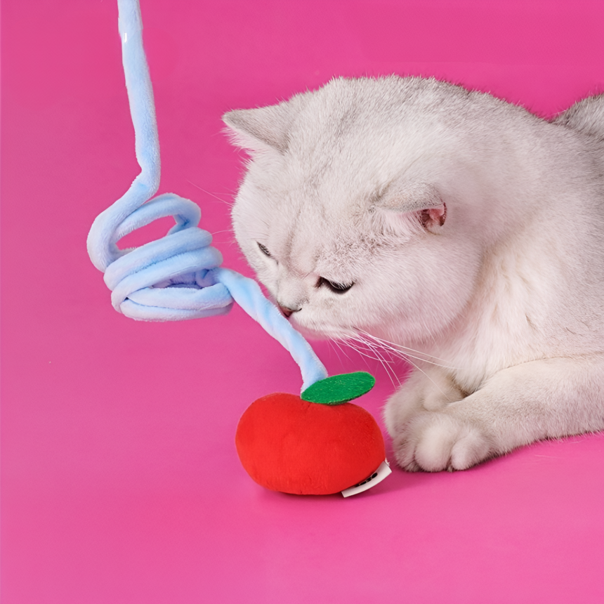 냐오오 고양이 캣닢포함 흥미유발 고급 코끼리인형 장난감 마따따비 - 상세 이미지 3