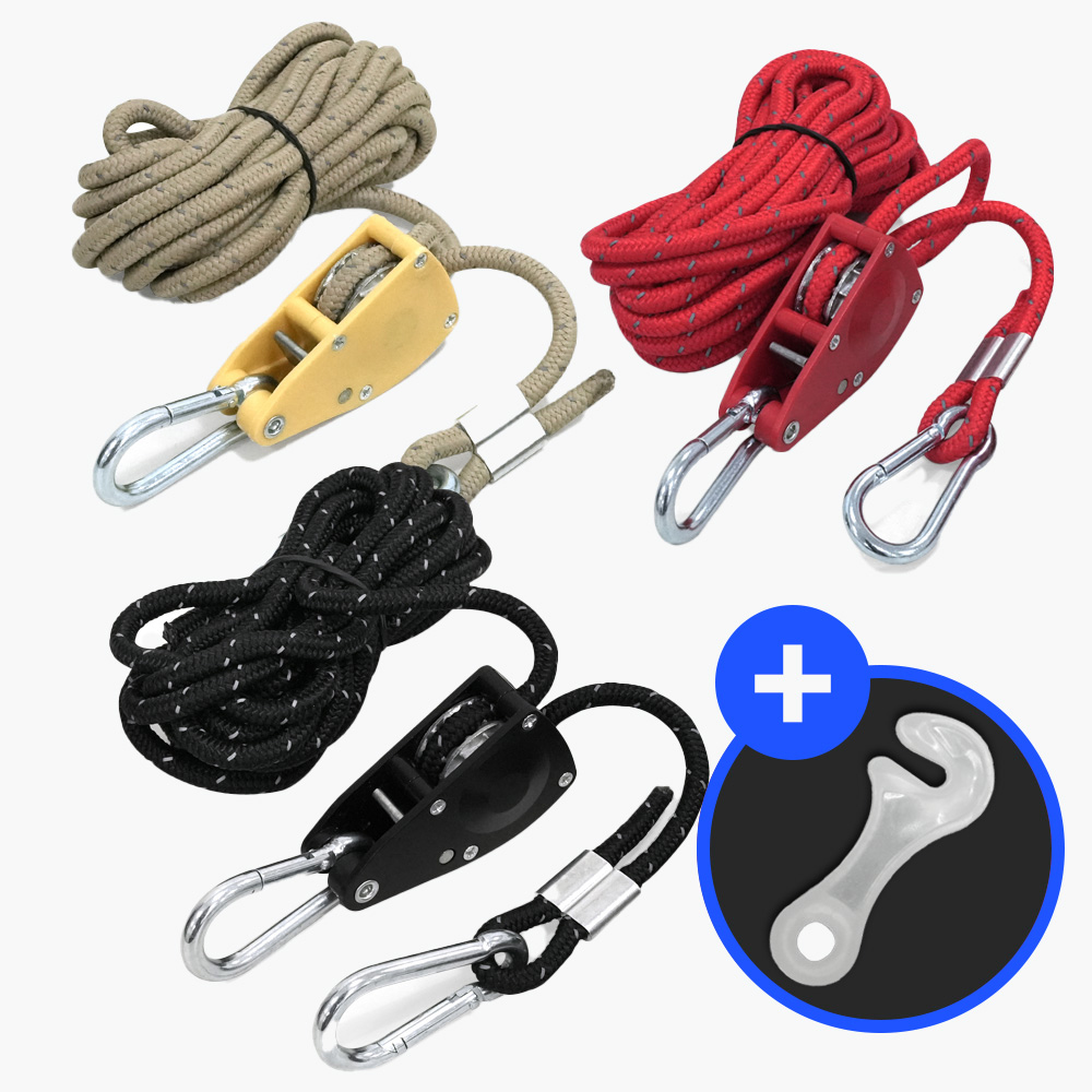 카르닉 로프라쳇 1/8 2.5m 텐트 타프 연장 로프 스트랩 스토퍼 스트링 야광스토퍼 제품 이미지