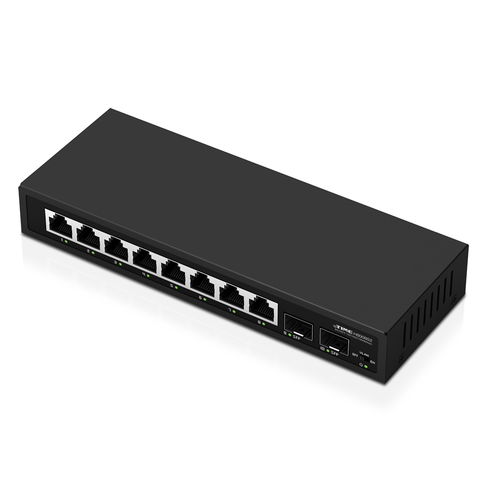 ipTIME H8008S2 기가비트 8포트 + SFP 2포트 스위칭허브 네트워크 공유 - 상세 이미지 4