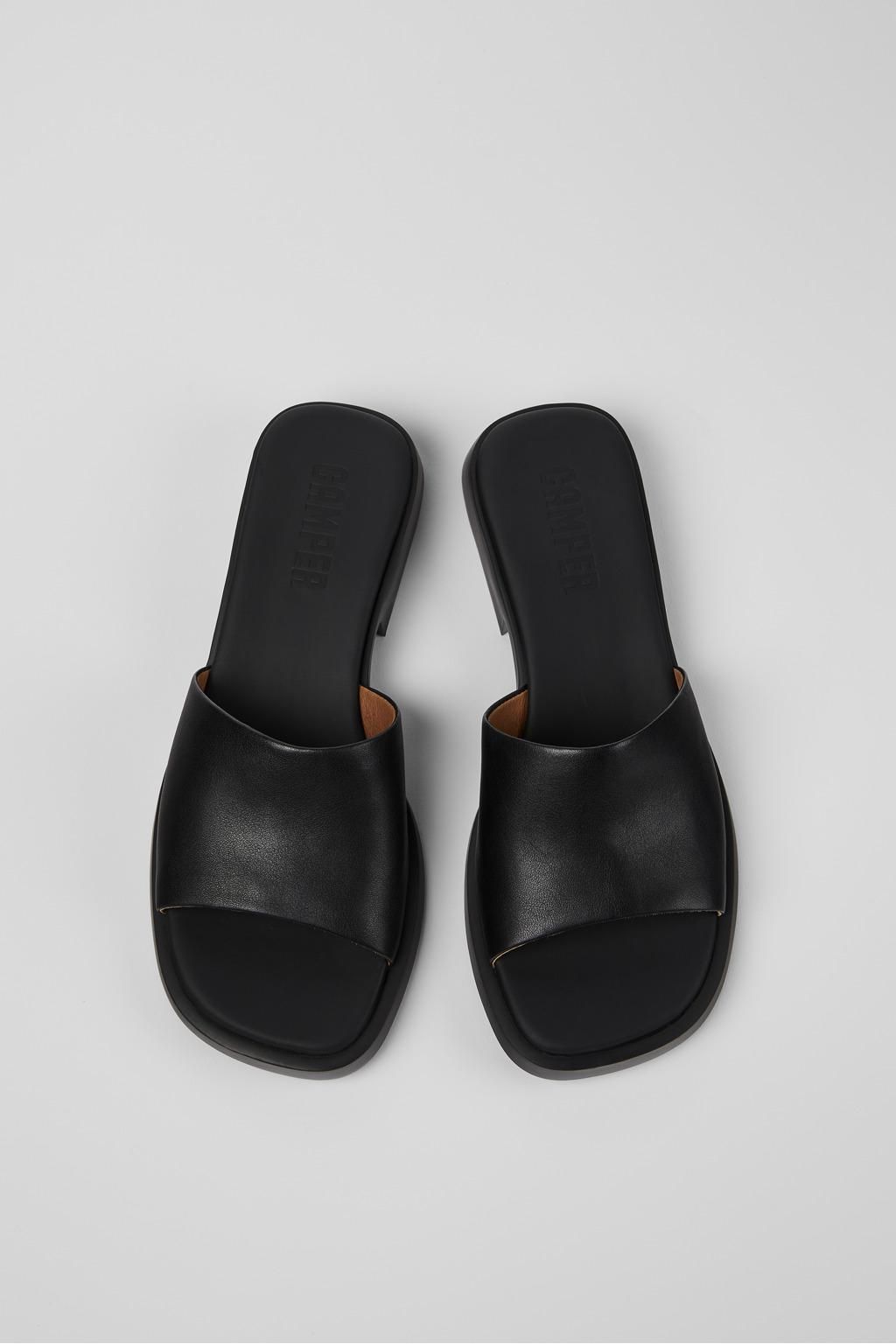 캠퍼 친환경 블랙 슬라이드 샌들 Dana K201485-008 BLACK - 상세 이미지 4
