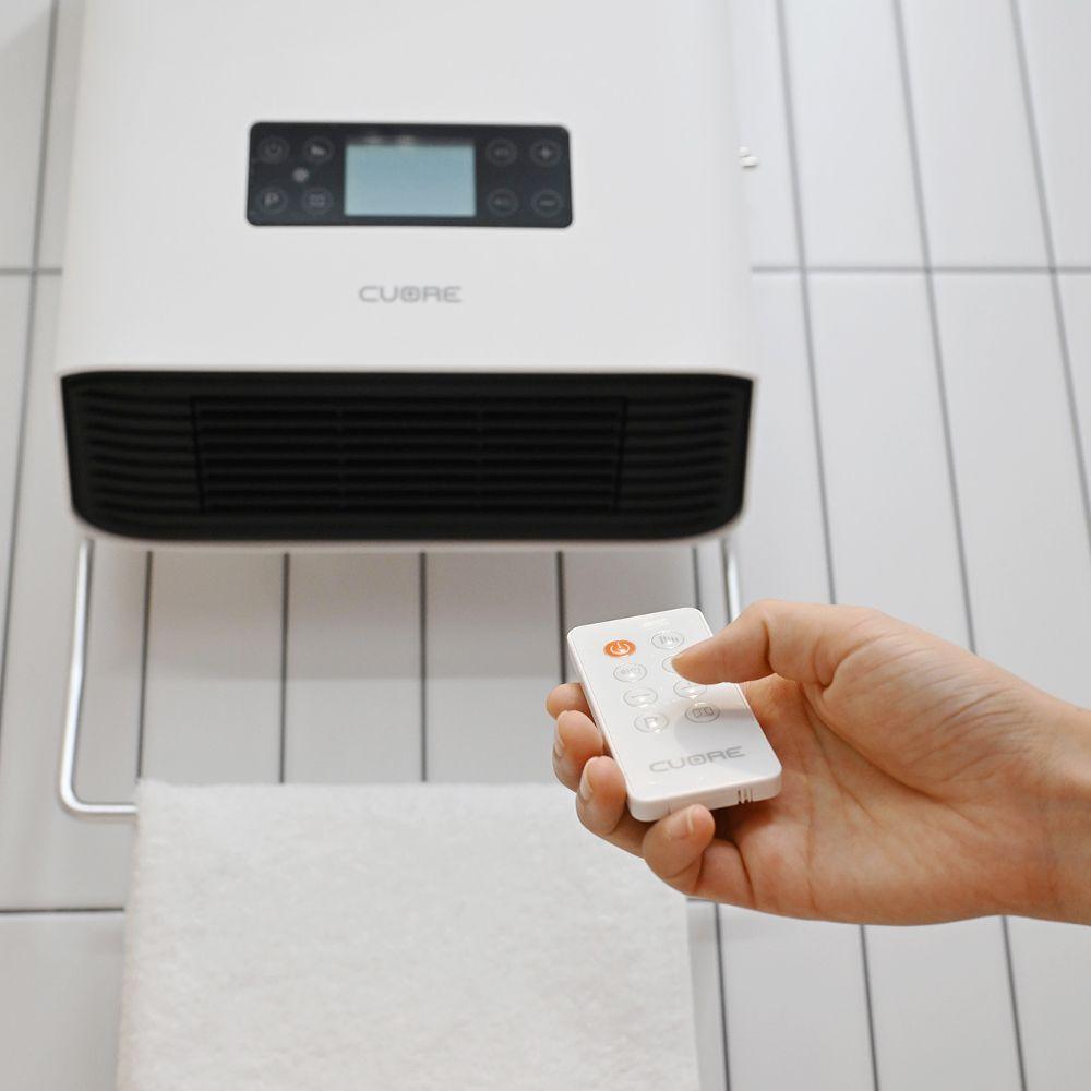 PTC 욕실난방기 온풍기 무타공 전열기 가정용 벽걸이 화장실히터