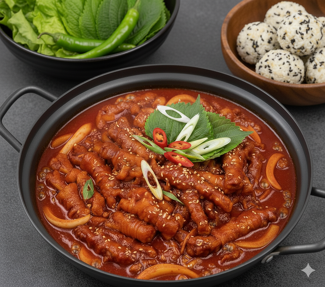 국내산 무뼈닭발 불 매운 250g 직화 양념 국물 튤립 파더그로브 - 상품 이미지