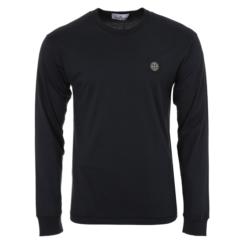 스톤아일랜드 나침반 로고 티셔츠 네이비 롱슬리브 K2S152100028 S0013 V0020 (2025 F/W) XXL - 상품 이미지